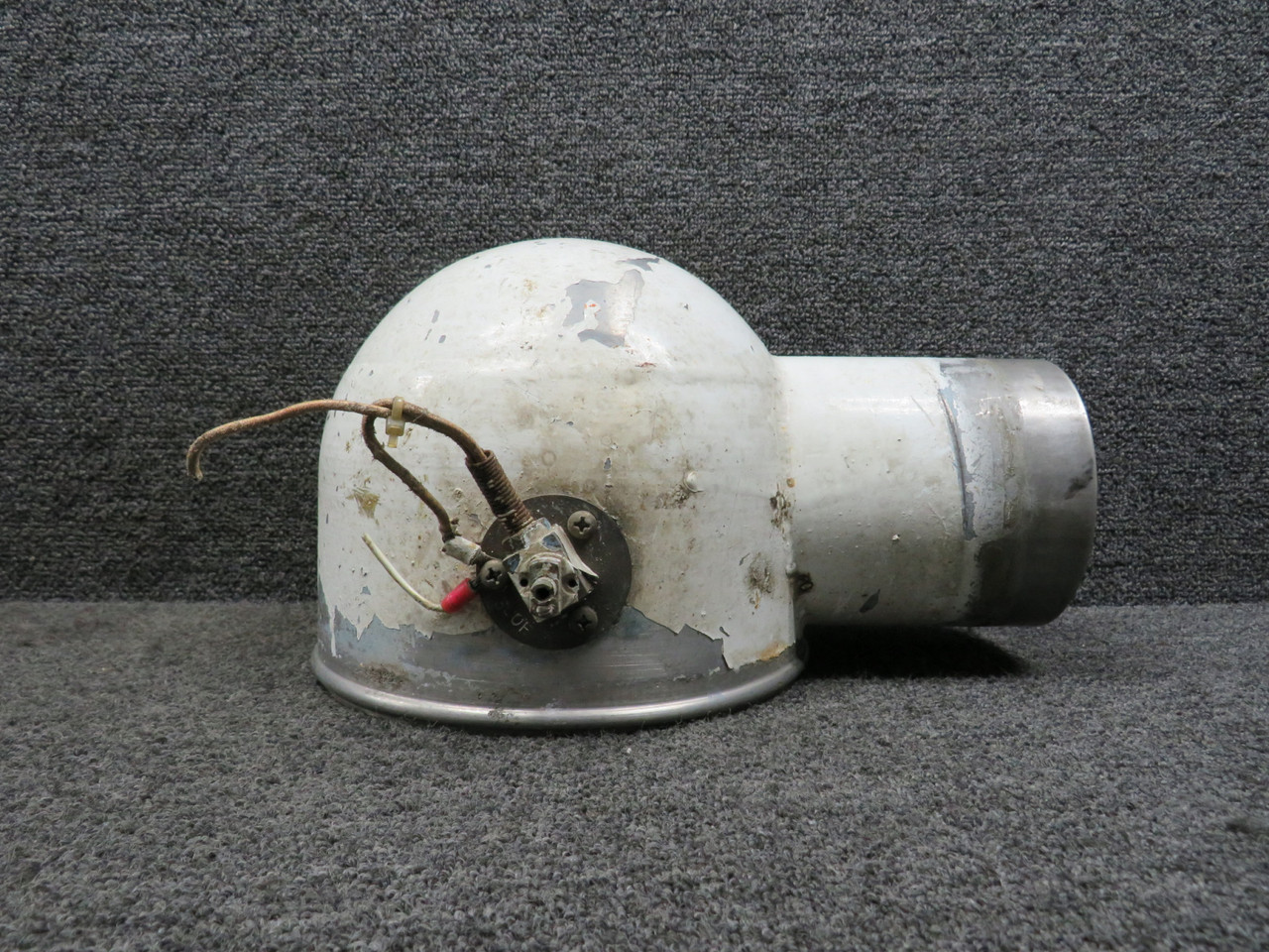 95-554038-9 Beechcraft 55 Heater Plenum and Thermostat, Worn