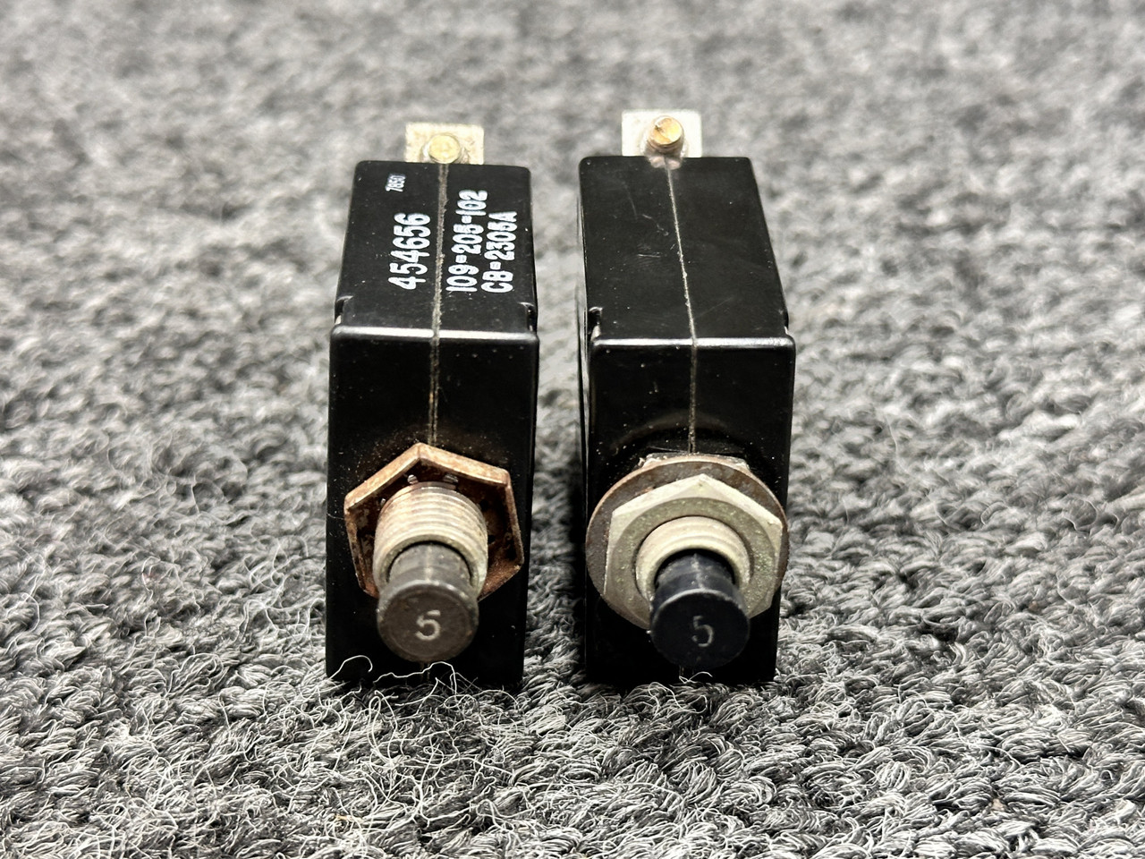 W23X1A1G-5, 109-205-102 AMF, Potter & Brumfield Circuit Breaker