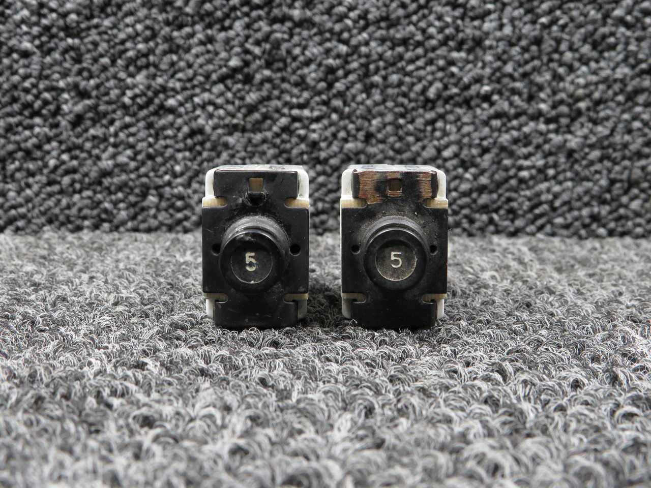 ACB TA1 クラーク・テリー、マイルス！ 105-205-101, MS25244-5 Wood Electric Push Circuit Breaker Set of 2