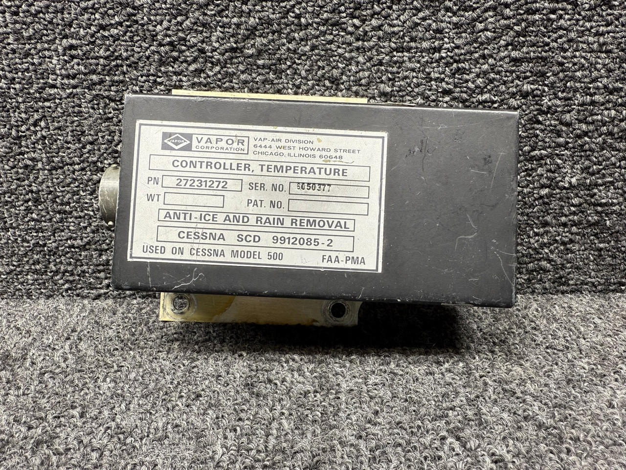 27231272 (Alt: 9912085-2) Vapor Corp Anti-Ice Temperature Controller