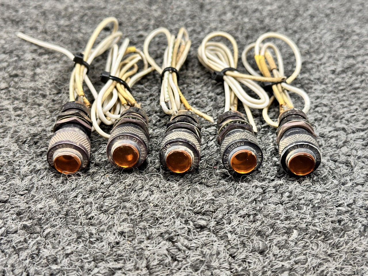Dialco Press to Test Switch Set of 5