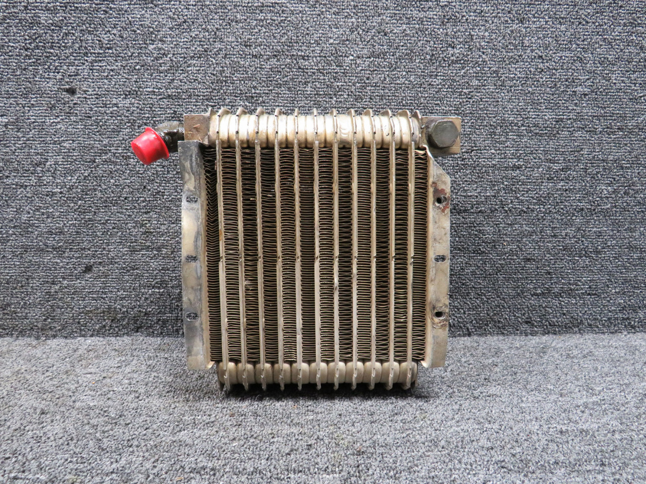 10557A Stewart-Warner Lubricating Oil Cooler (Worn)