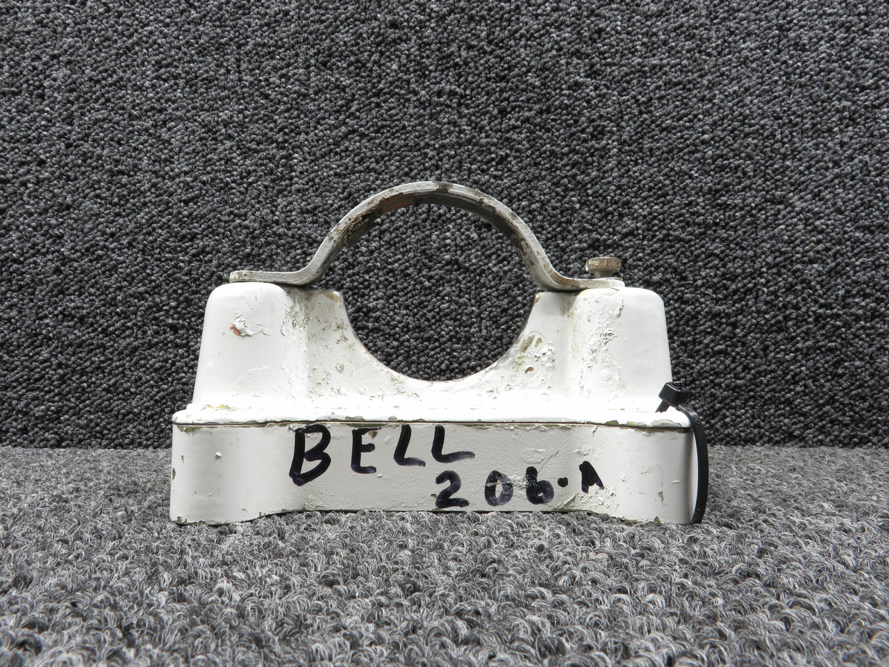 206-030-104-1 Bell 206BIII Skid Block with Spacer Block, Worn