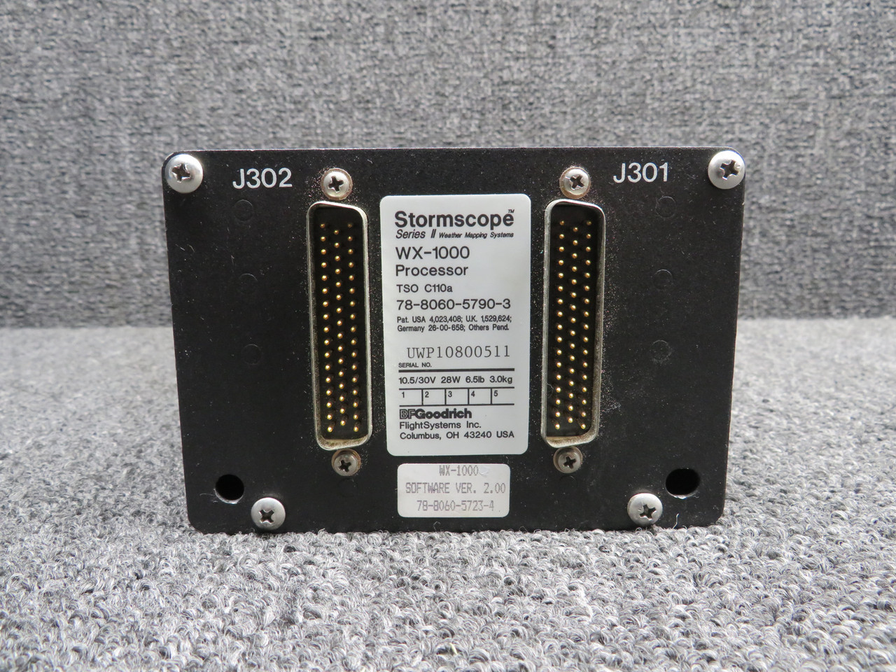 78-8060-5790-3 3M Stormscope WX-1000 Processor (Volts: 10.5-30