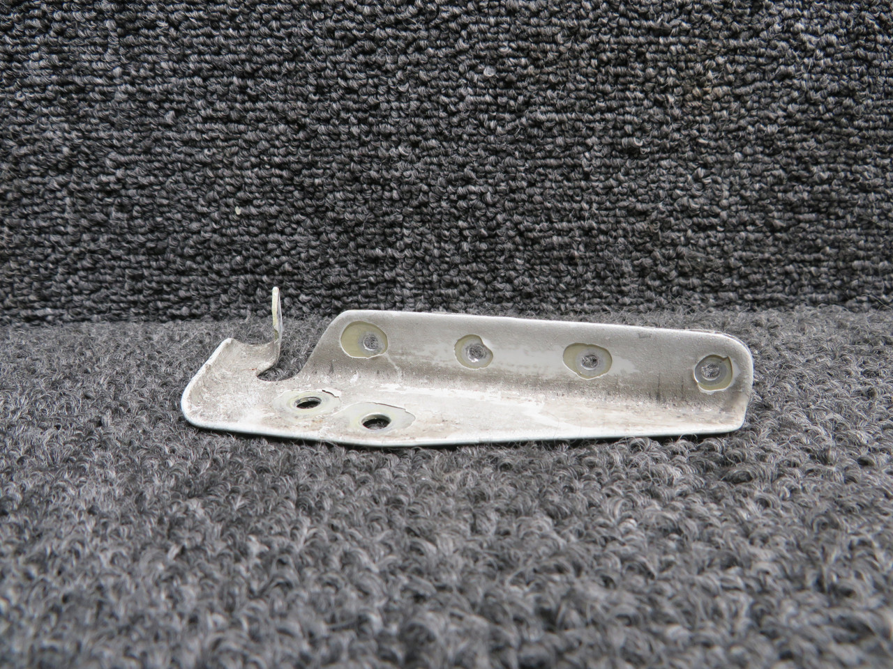 35-410077-9 Beechcraft B95A Nose Gear Door Bracket Hinge RH (Holes Enlarged)