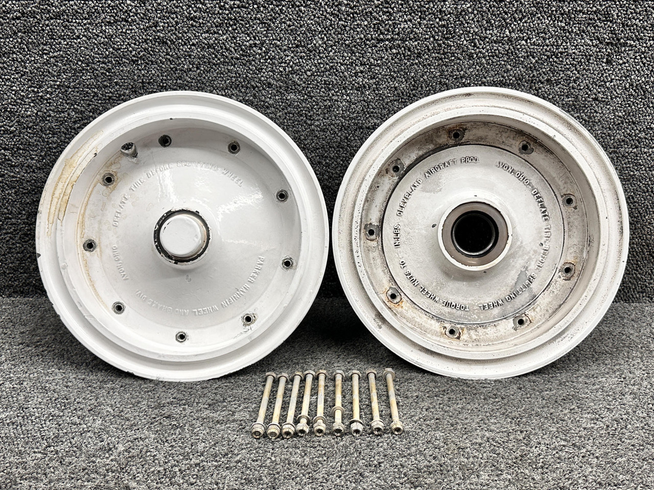 40-135A Cleveland 6.50x10 Main Gear Wheel Assembly with Spacer