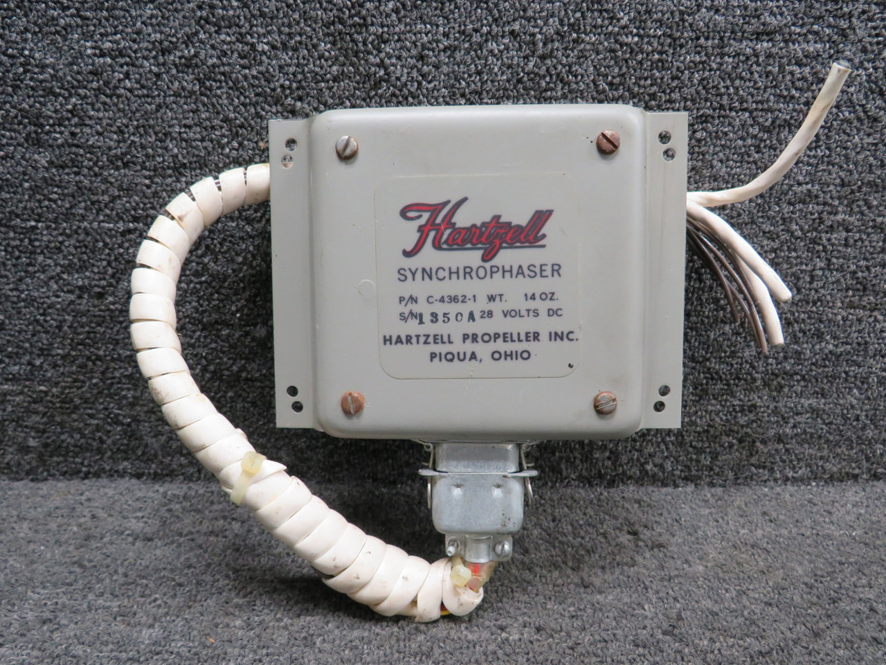 C-4362-1 Hartzell Synchrophaser w Plate (Volts: 28)