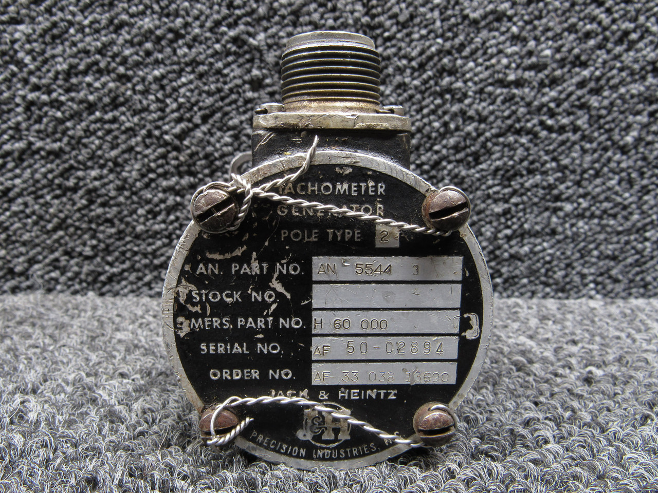 AN5544-3 (Alternate: H-60-000) Jack & Heintz Precision Industries