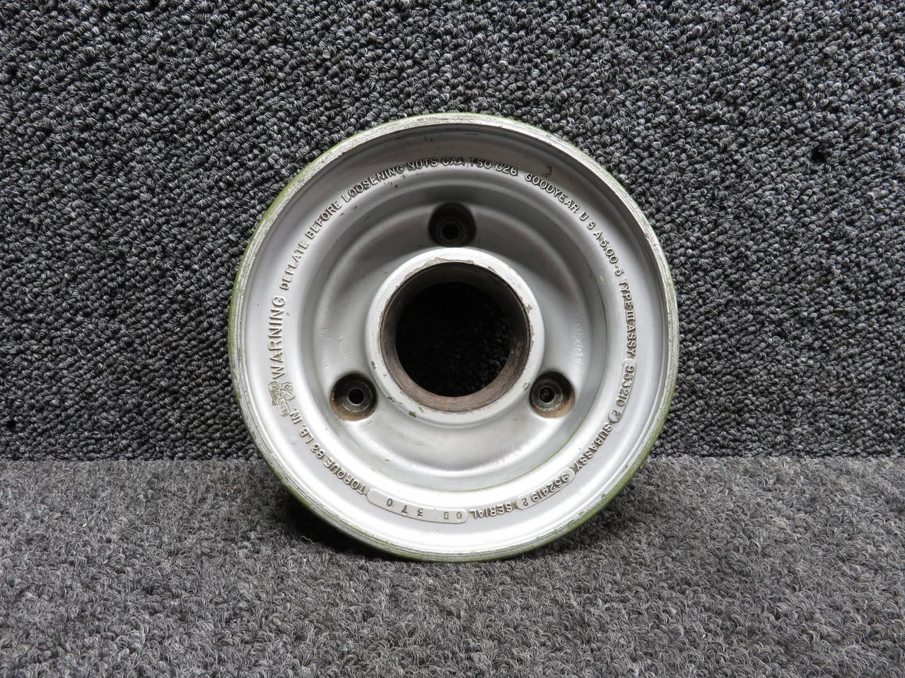 952419-2 Goodyear Nose Gear 5.00-5 Inner Wheel Half (No Bearings
