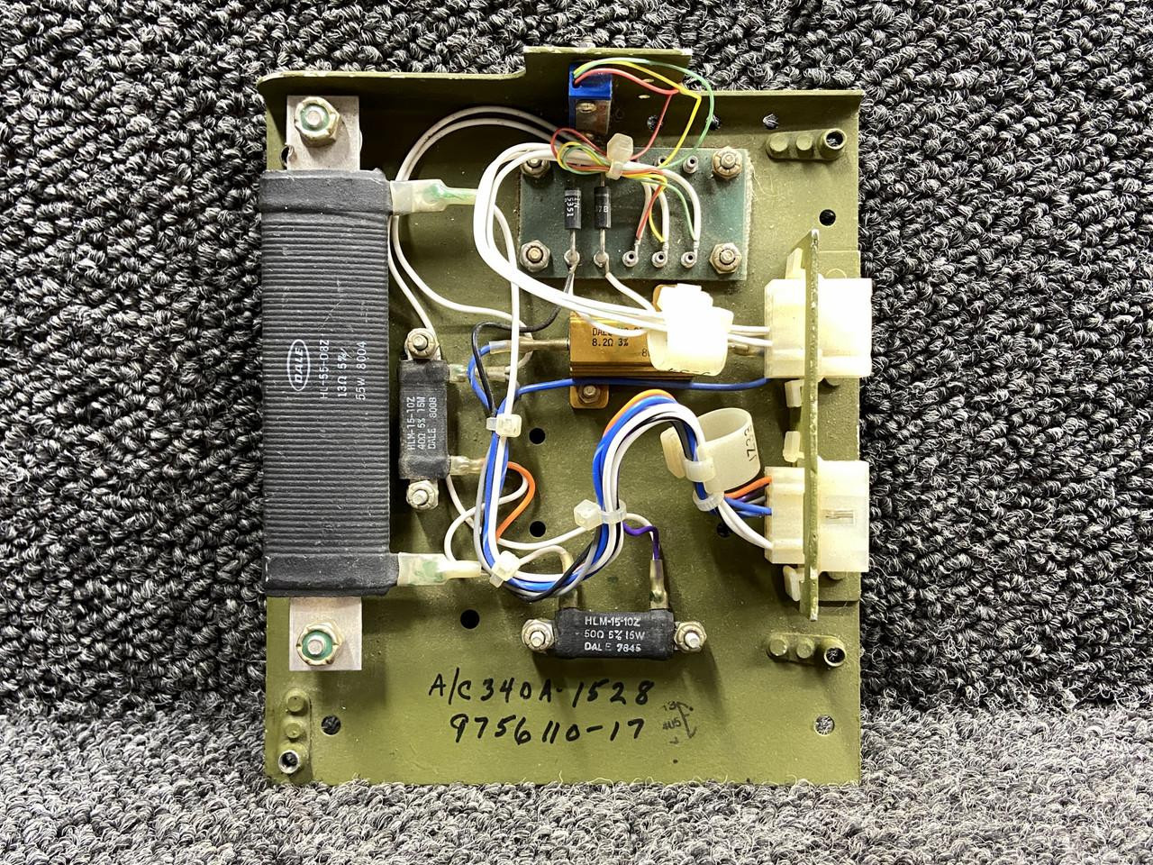 eアズールレーンセル基盤のみ 9756110-17 Cessna 340A Electric Relay Board Assembly For Sale