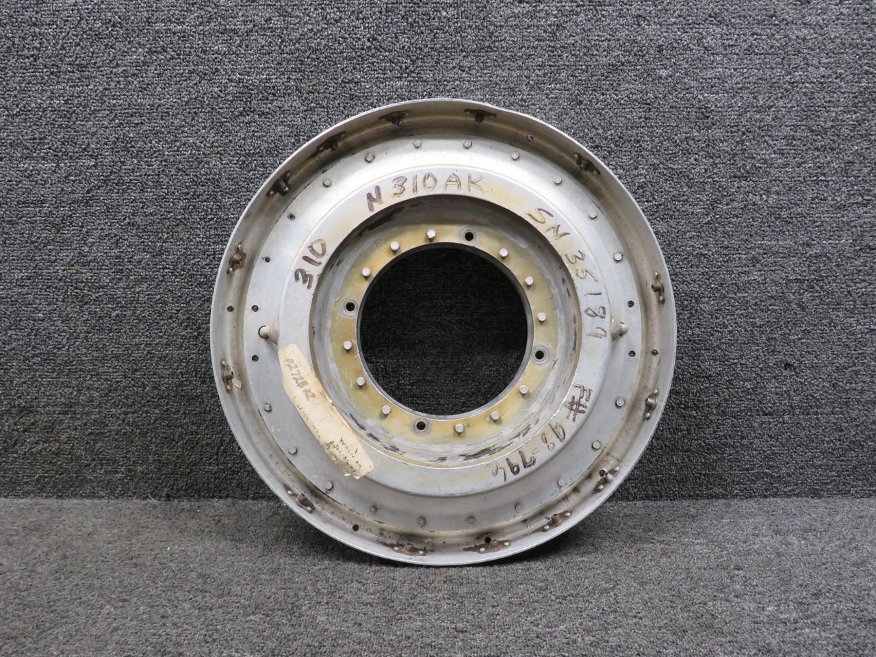 0850300-6 Cessna 310 Propeller Spinner Bulkhead Assy with De-Ice Slinger Ring