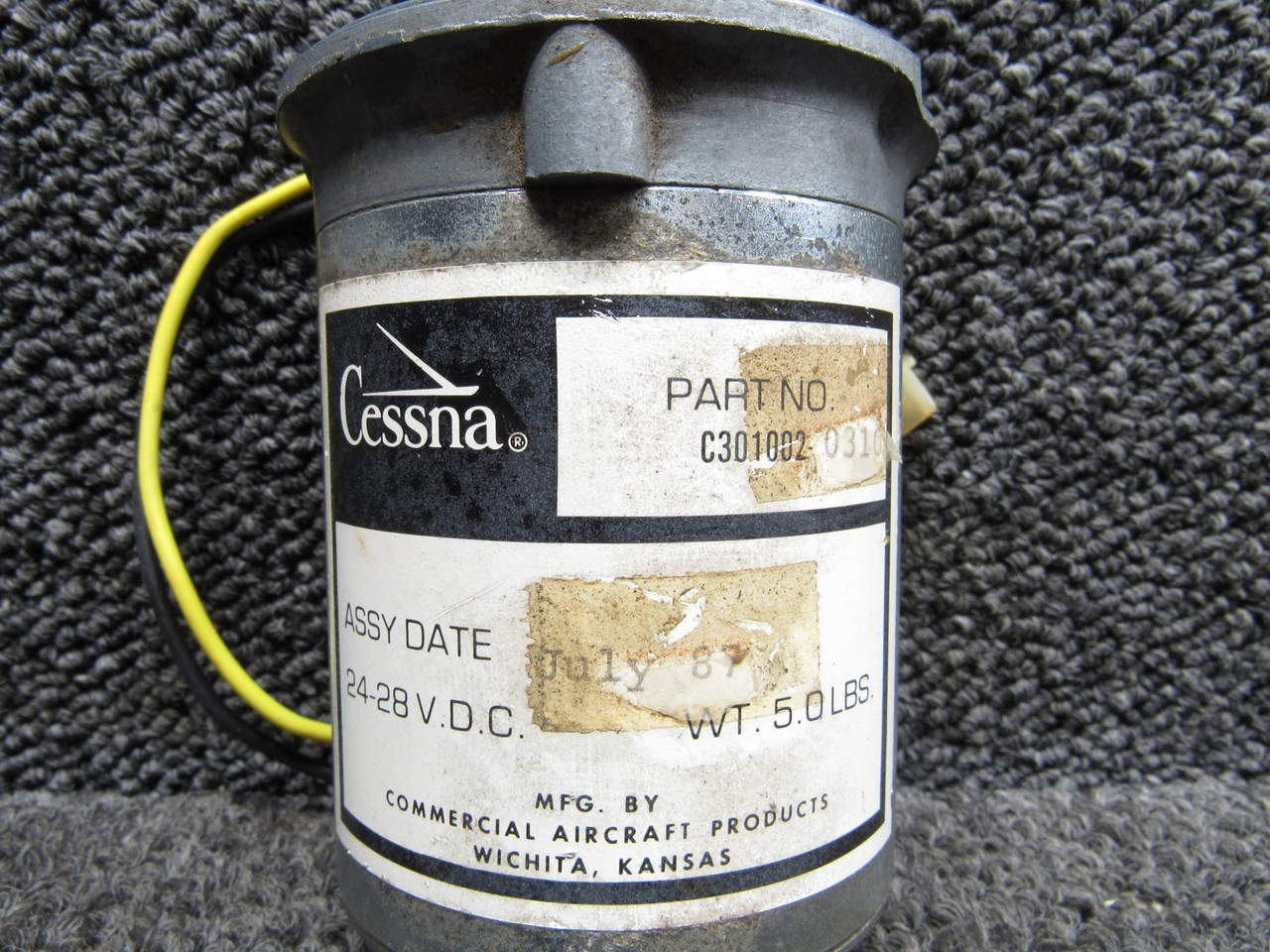 C301002-0310 Cessna C-R182 Flap Actuator Motor Assembly