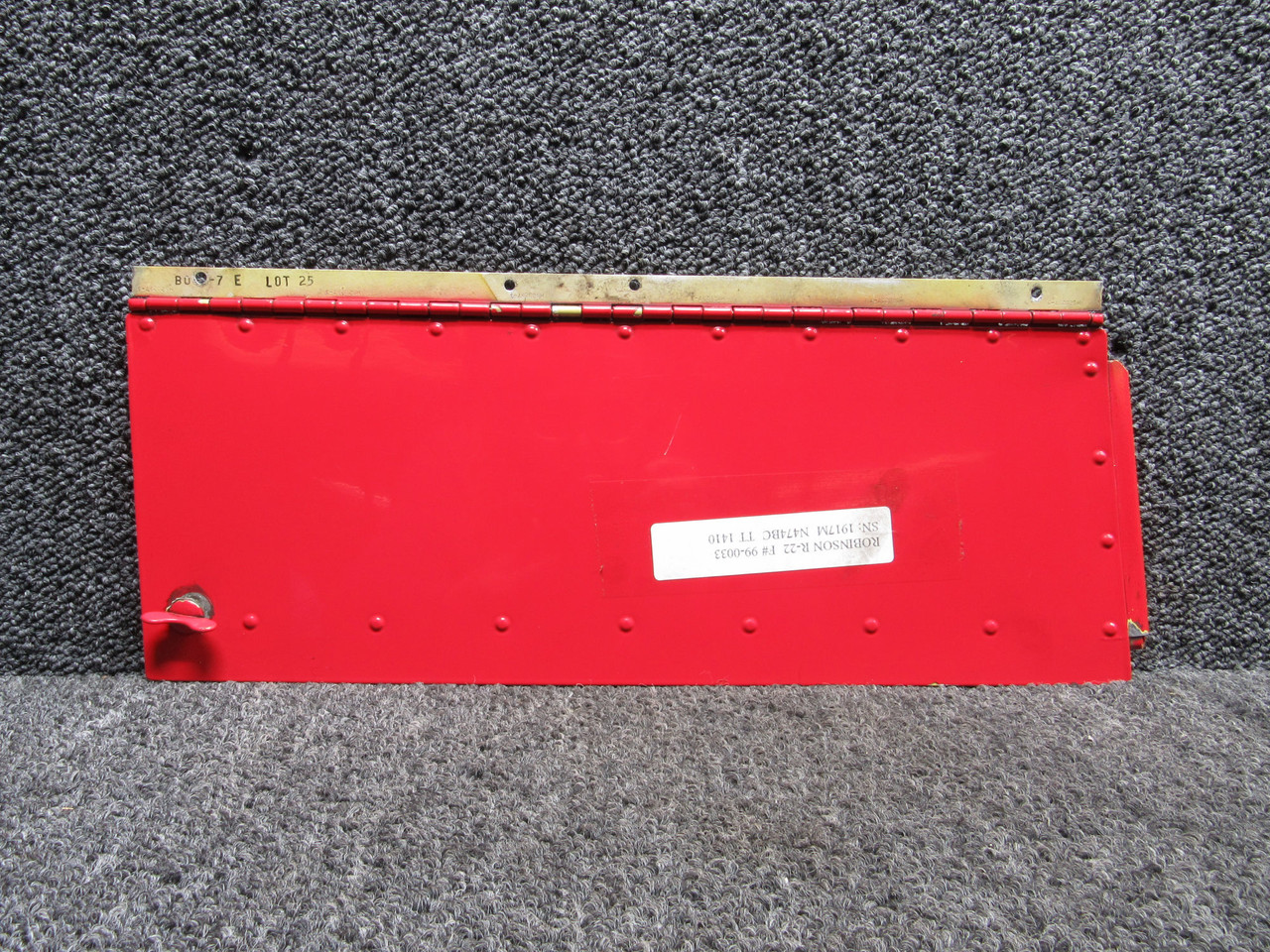 B153-6 Robinson R-22 Main Gearbox Access Door, Red Assembly