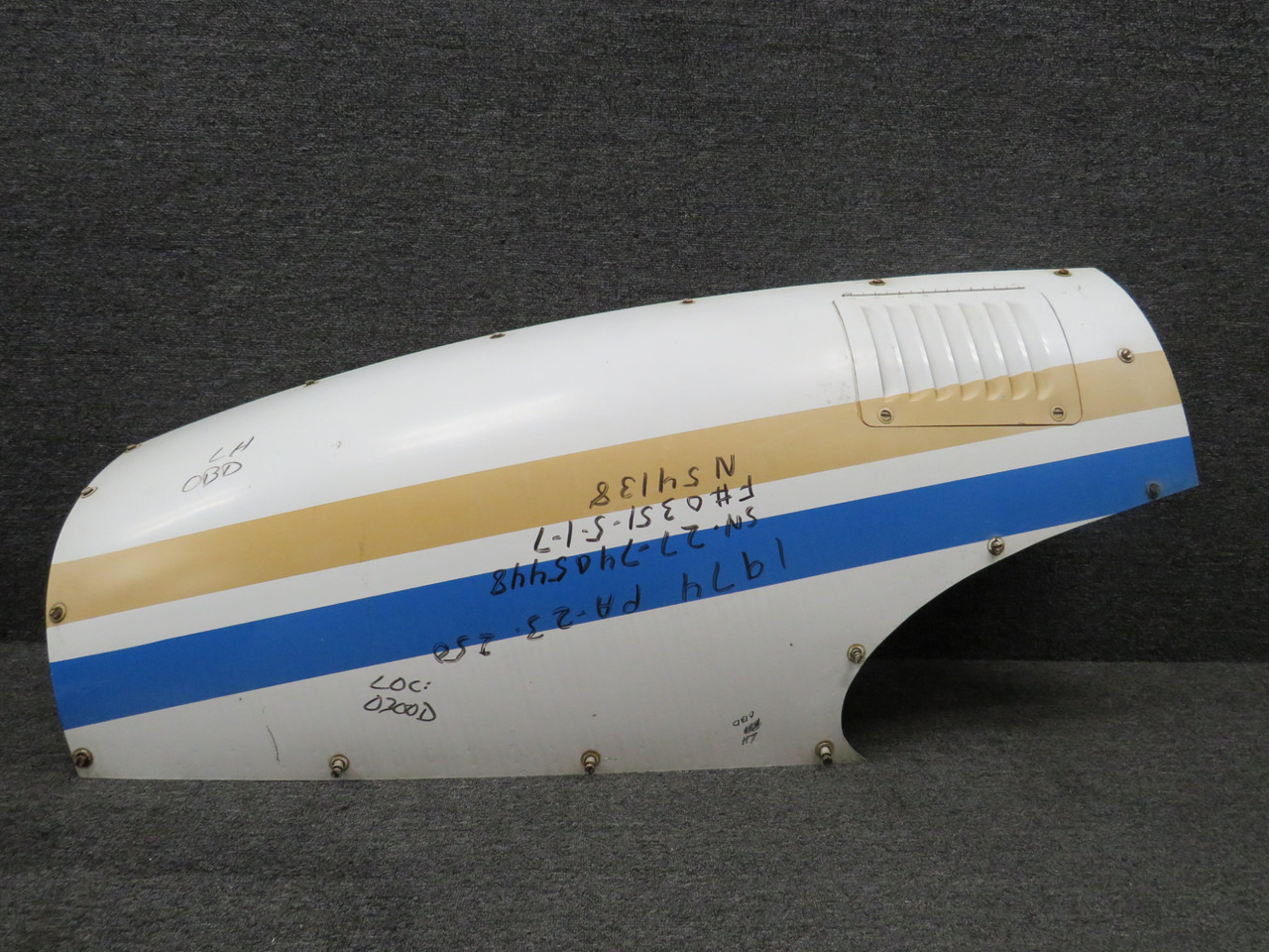 32329-000 Piper PA-23-250 Engine Cowling Panel Assembly Outboard LH with Louver