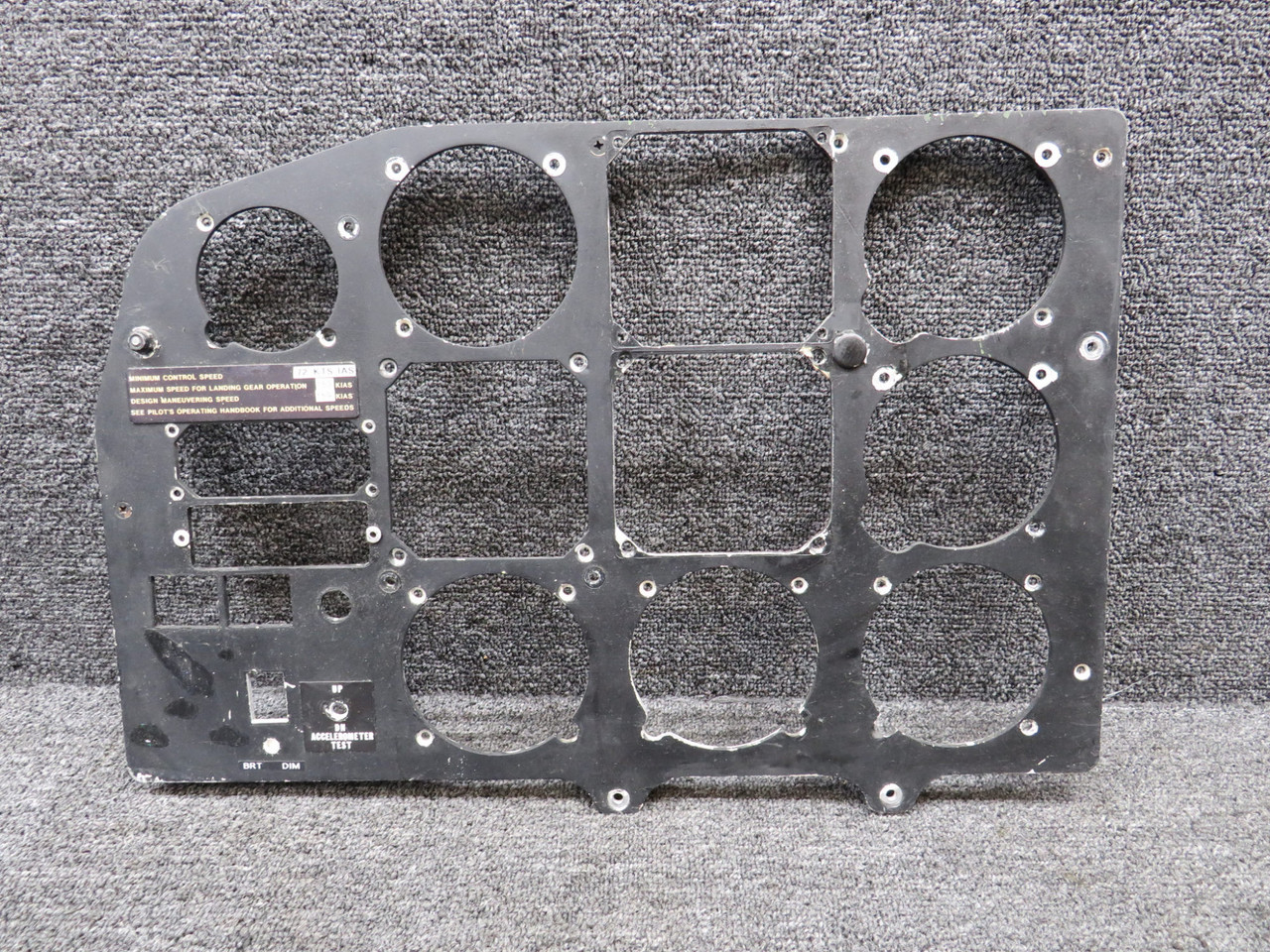 53795-012 Piper PA-31-350 Instrument Mounting Panel LH (Bent)