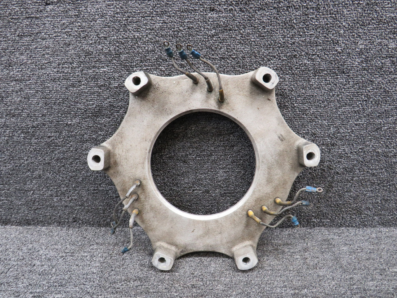 757-608 (Alt: 4E1731-1) Piper PA-31P Propeller De-Ice Slip Ring (Chipped Edges)