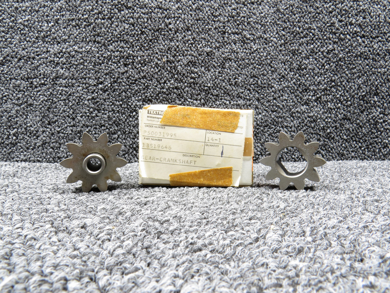 13S19646 Textron-Lycoming Crankshaft Gear (New Old Stock) For Sale