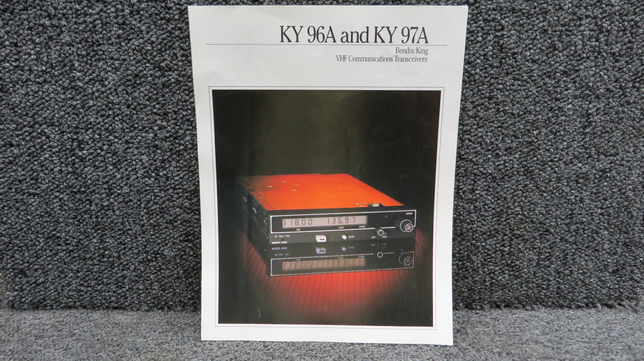 KY-96A, KY-97A Bendix King VHF Communications Transceivers Pilot’s Guide (1992)