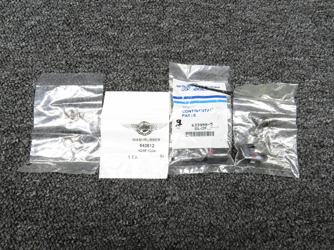 Miscellaneous Bag of Teledyne Continental Seals (New Old Stock)