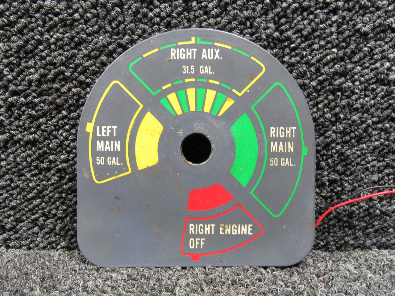 0811133-10 Placard Fuel Selector Cover RH