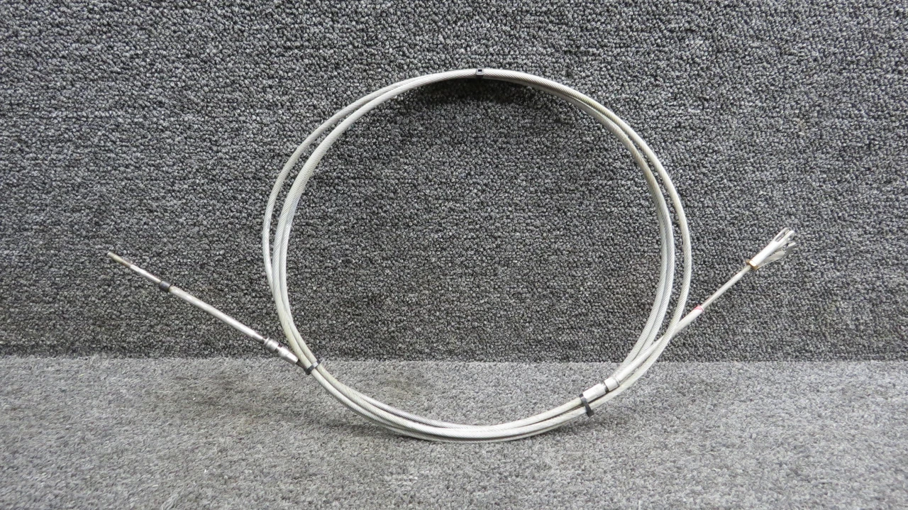 24894-003 Piper PA30 Throttle Control Cable Assembly (Length: 144 Inches)