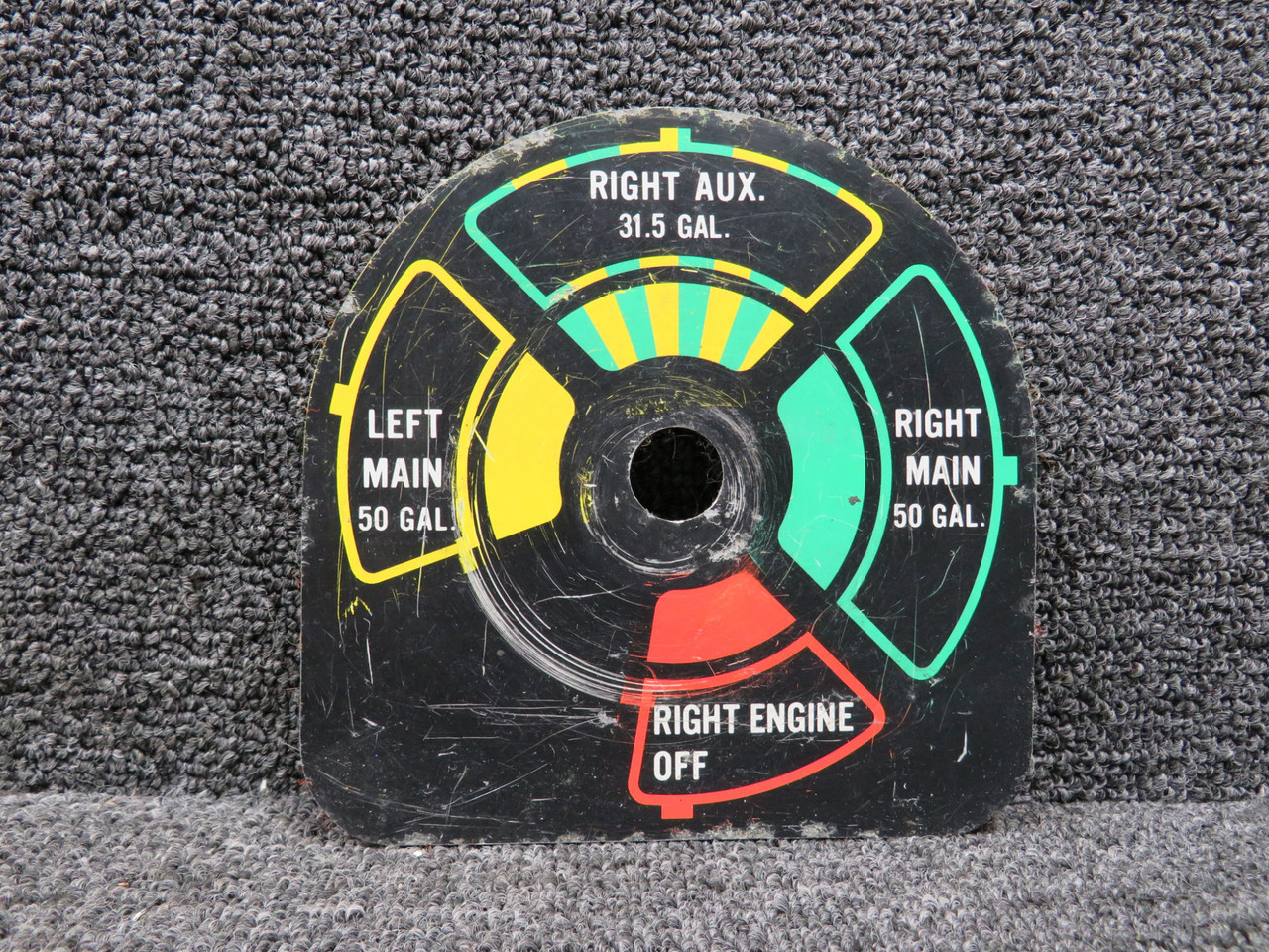0811133-10 Cessna T310Q Fuel Select Cover RH (Scratched Paint)