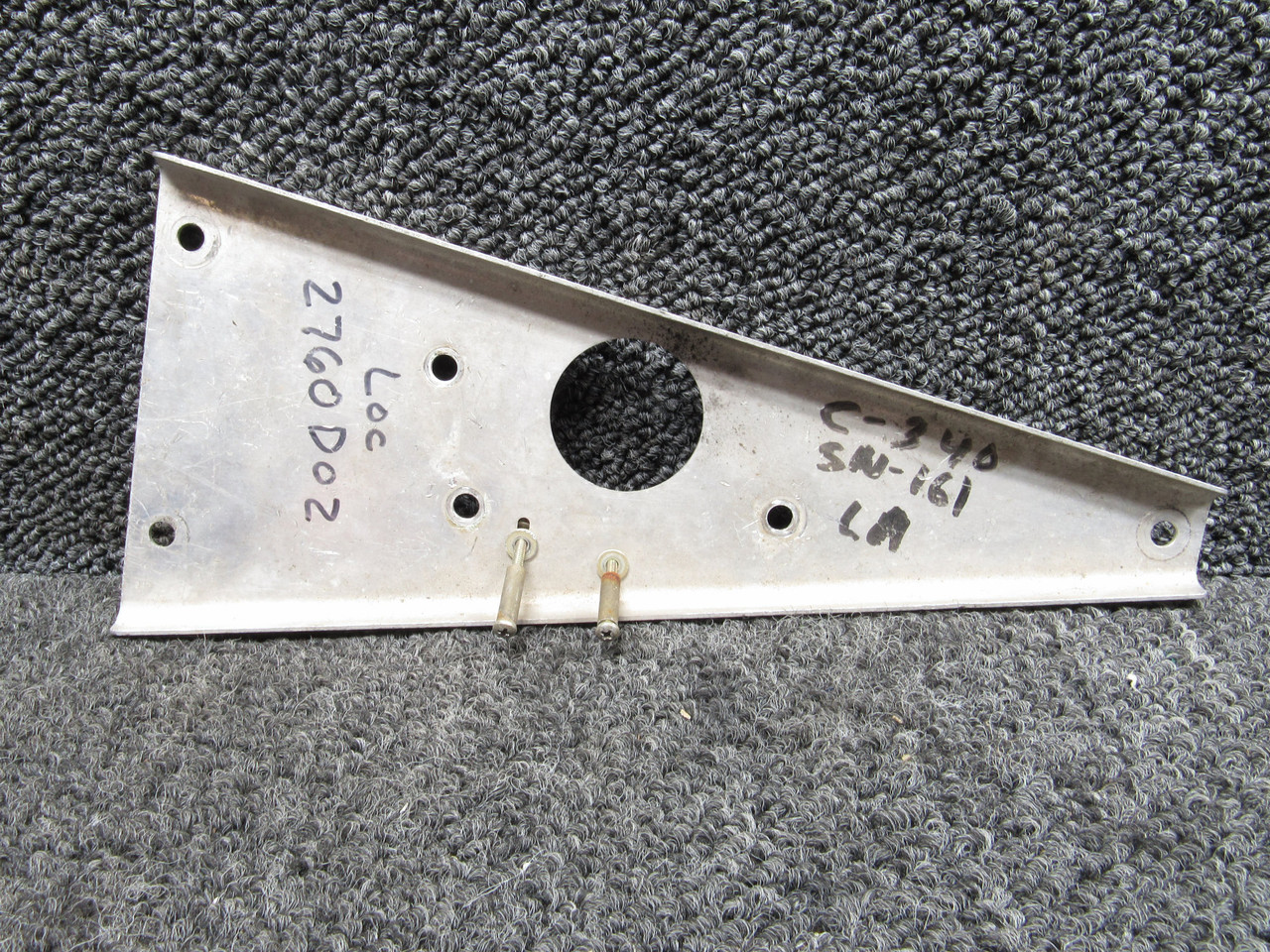 5626002-1 Cessna Fuel Selector Bracket with Switch Mounting Screws