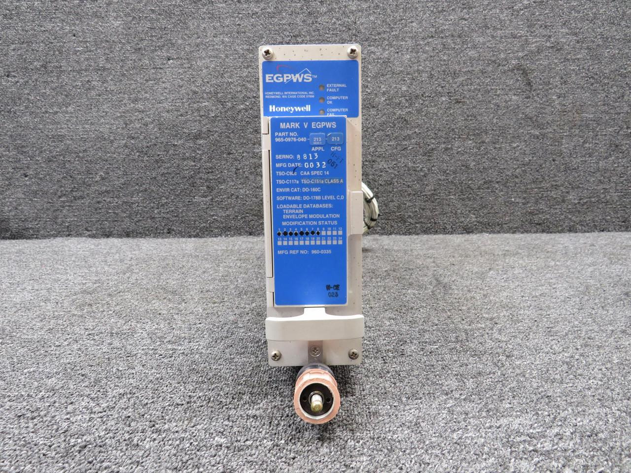 965-0976-040-213-213 Honeywell Mark V EGPWS Computer with