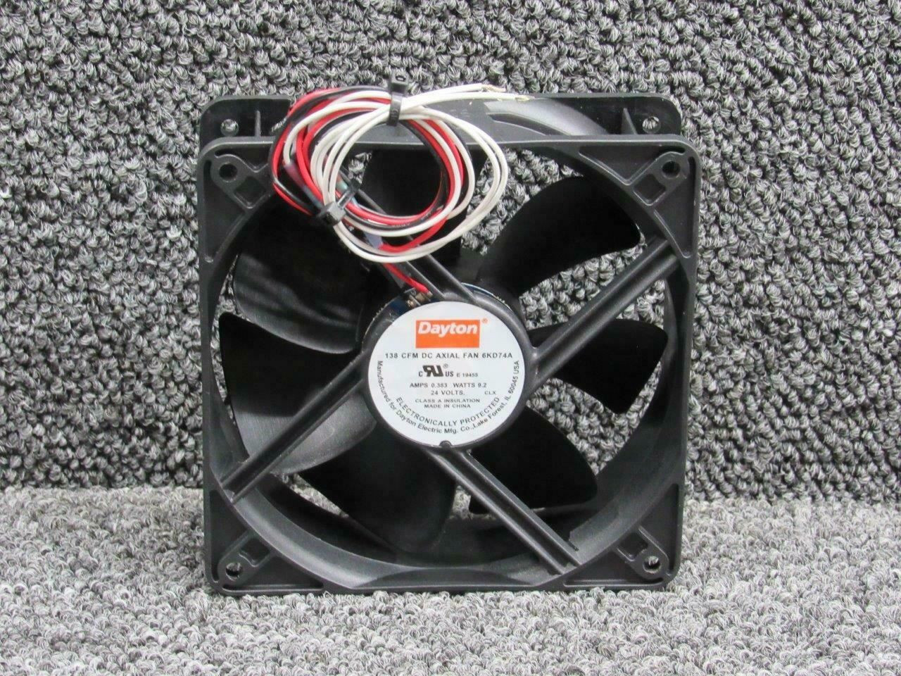 6KD74A Beech 95-B55 Avionics Cooling Fan (Voltage: 24)