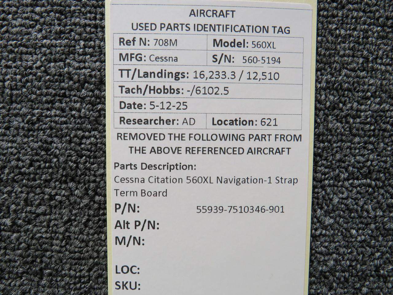 55939-7510346-901 Cessna Citation 560XL Navigation-1 Strap