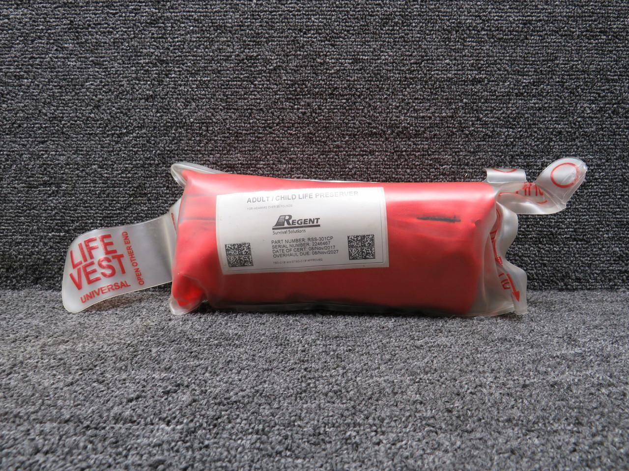 RSS-301CP Regent Adult and Child Life Preserver (OH Date: 11-08