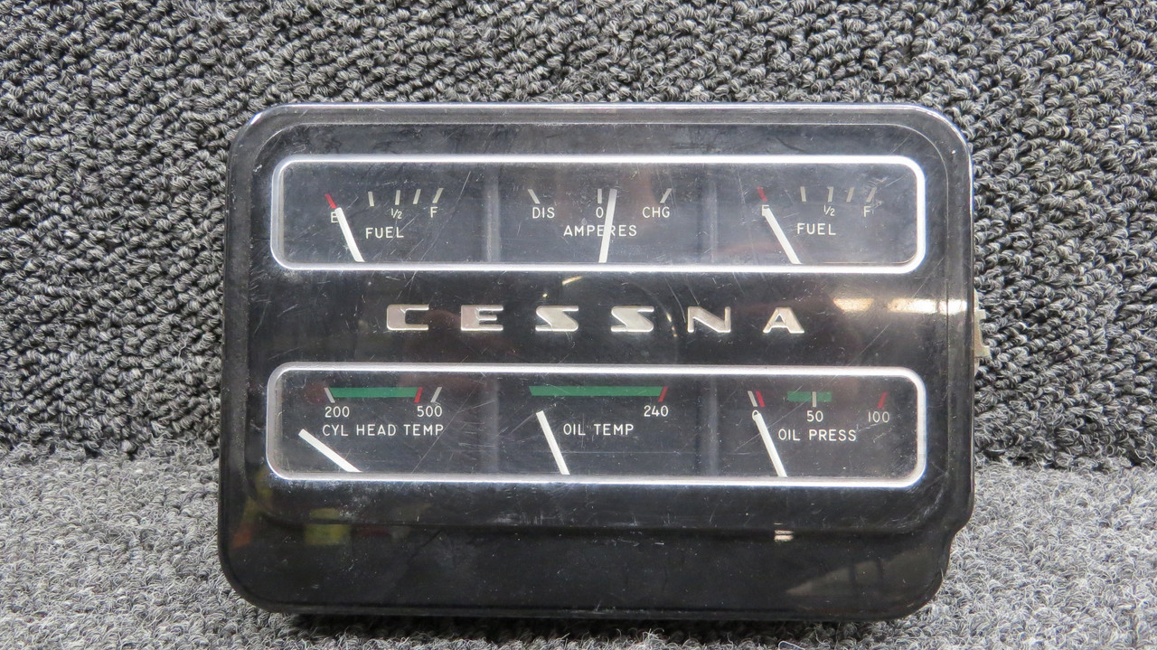 C669502-0202, 818674 Cessna Instrument Gauge Cluster