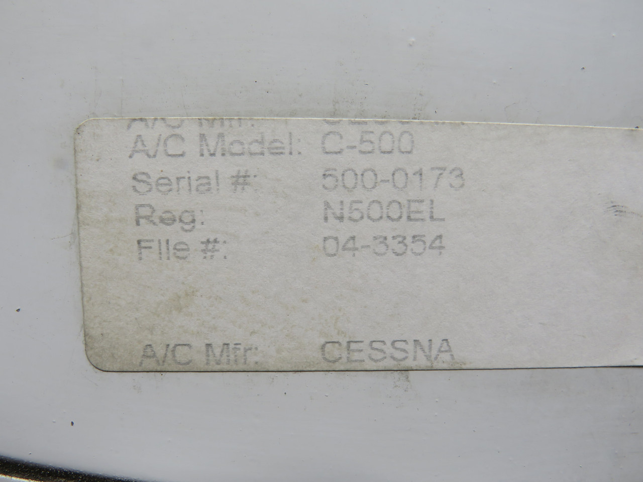 5513071-803 Cessna 500 Nose Landing Gear Spade Door Assembly For Sale