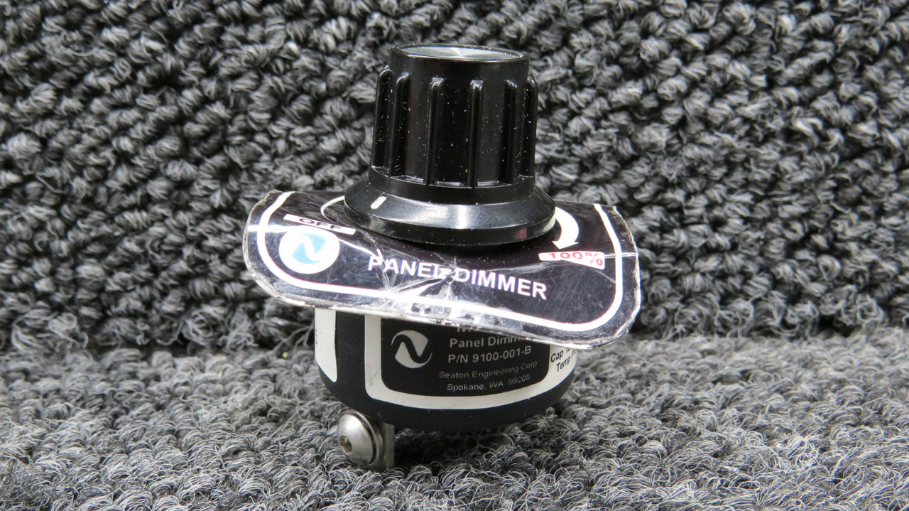 9100-001-B Seaton MaxDim Panel Dimmer Knob Assembly (12-36