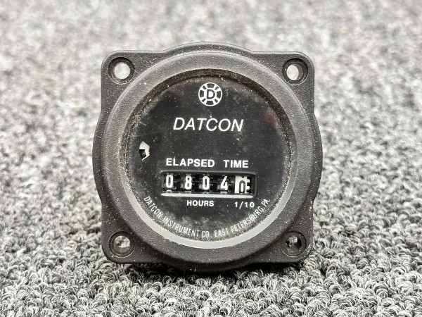 773 Datcon Instrument Hour Meter Indicator (Hours: 804.0, Volts: 4-40V)