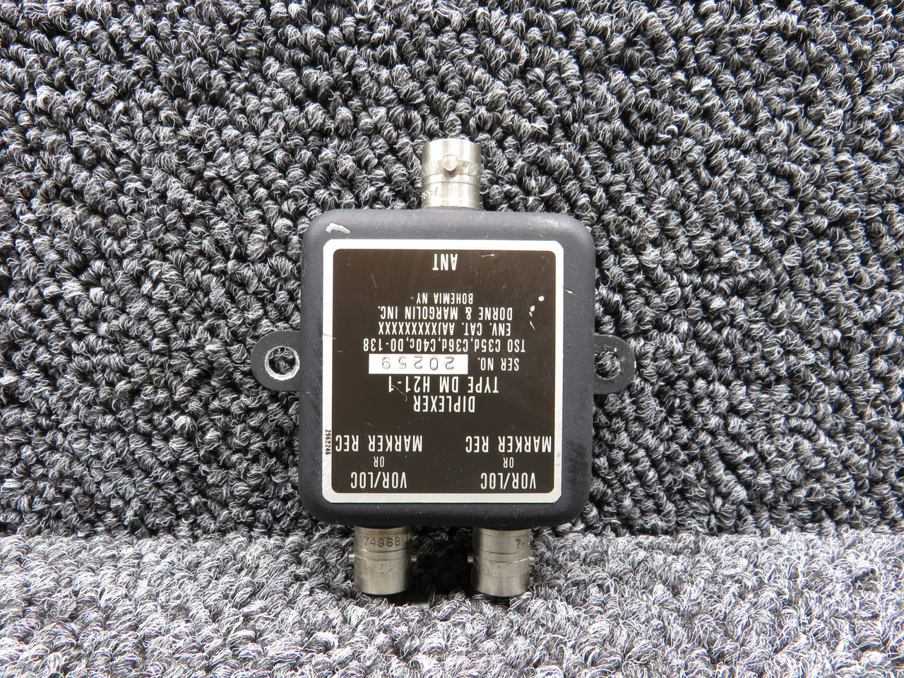 DM H21-1 (Alt: 101-380042) Dorne and Margolin Antenna Diplexer For