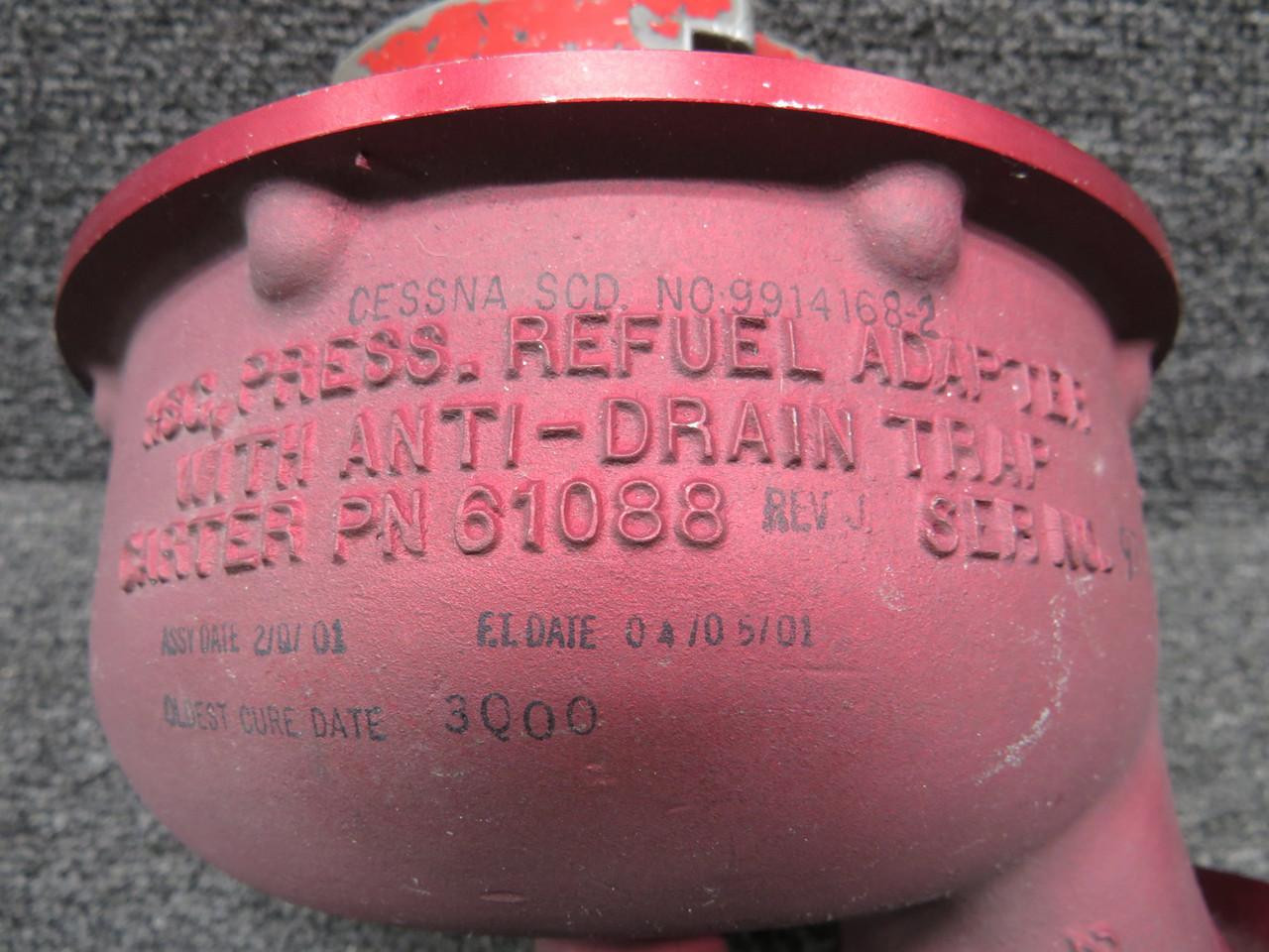 aaページ 61088 (Alt: 9914168-2) Carter Pressure Refuel Adapter Assembly w