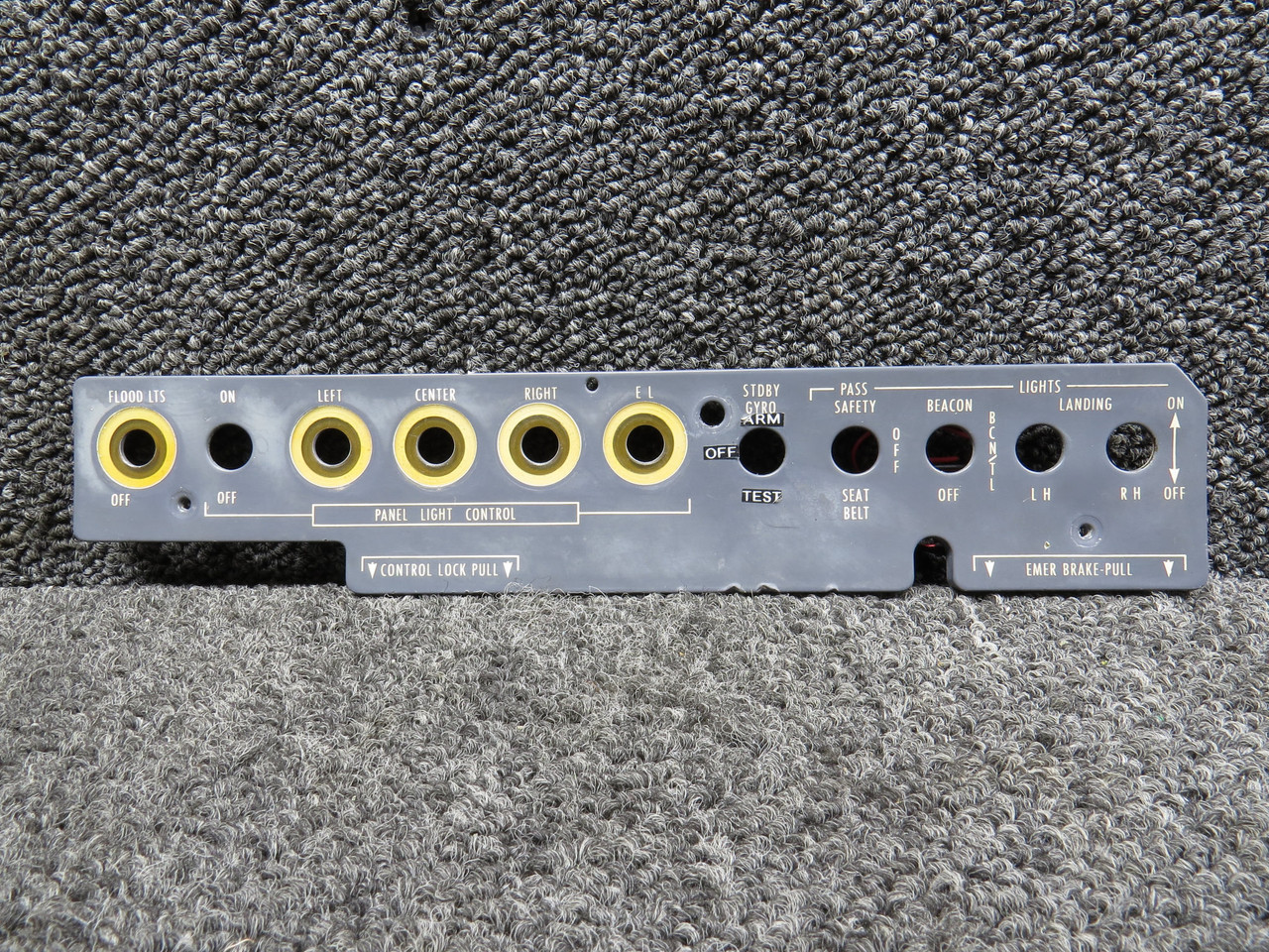 6518174-1 Astronics Lighted Control Panel Assembly