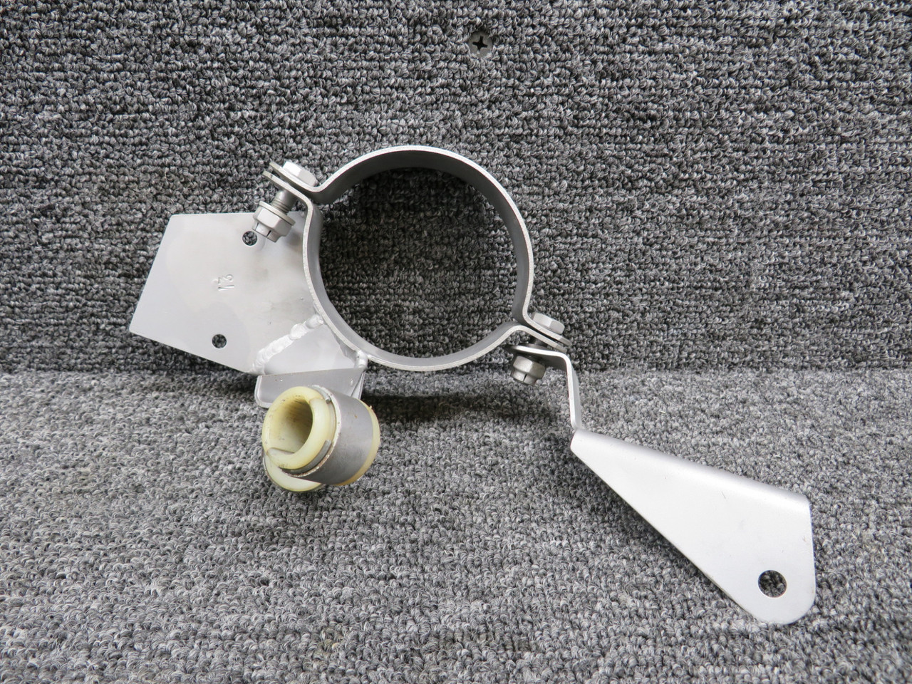 19139-000 Piper PA-23-250 Anti-Retraction Valve Mounting Clamp LH (Bead Blasted)