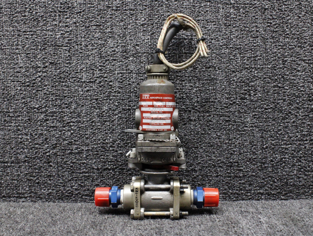AV24B1304 ITT Aerospace Hydraulic Shutoff Valve Assembly (Volts: 28)