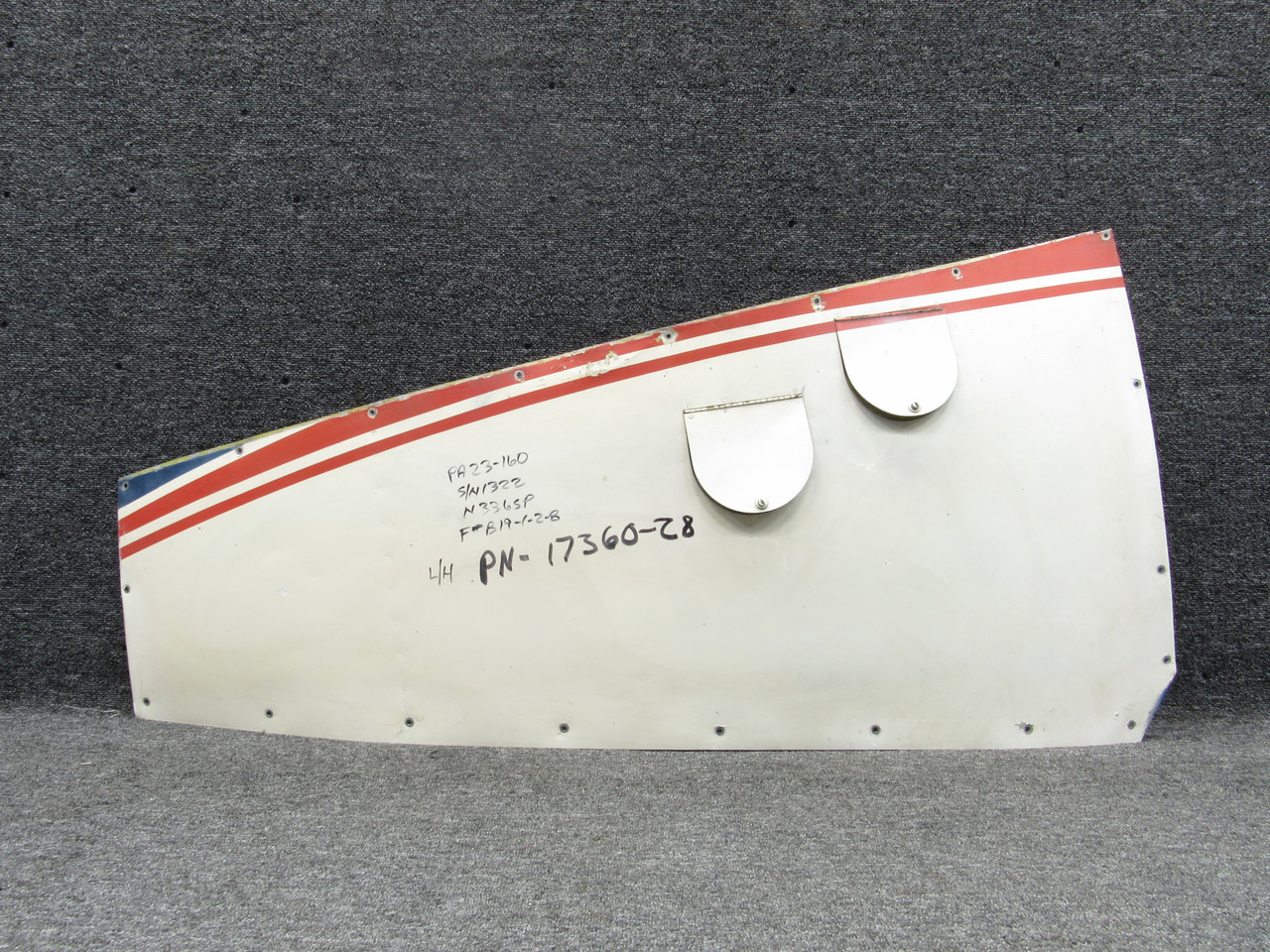 17360-028 Piper PA-23-160 Panel Assembly LH Front