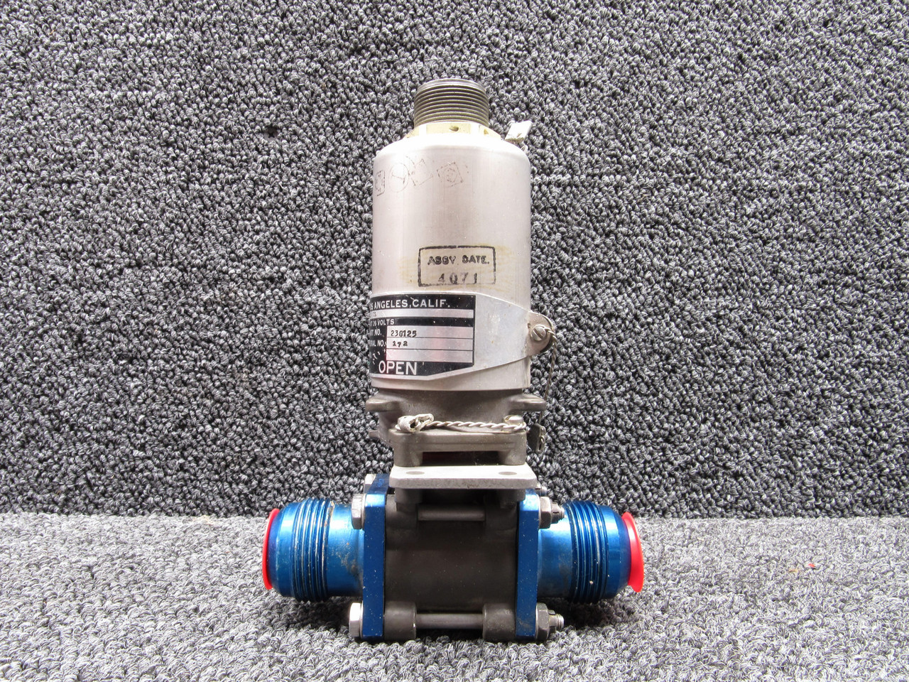 230125 (Alt: 9912014-1) Whittaker Controls Motor Actuated Valve (18-30 V)