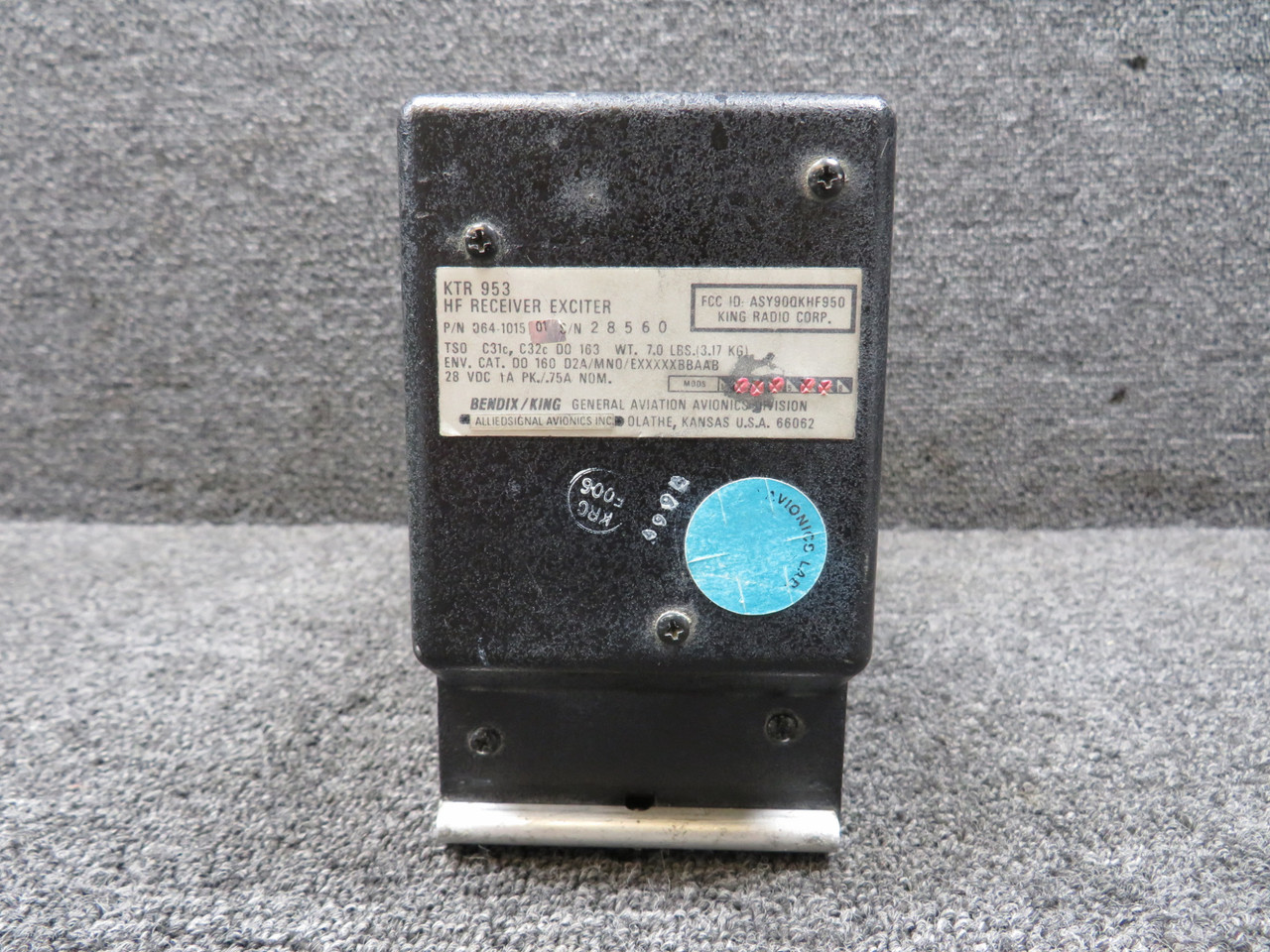 064-1015-01 Bendix-King HF Receiver Exciter with Mods & Green