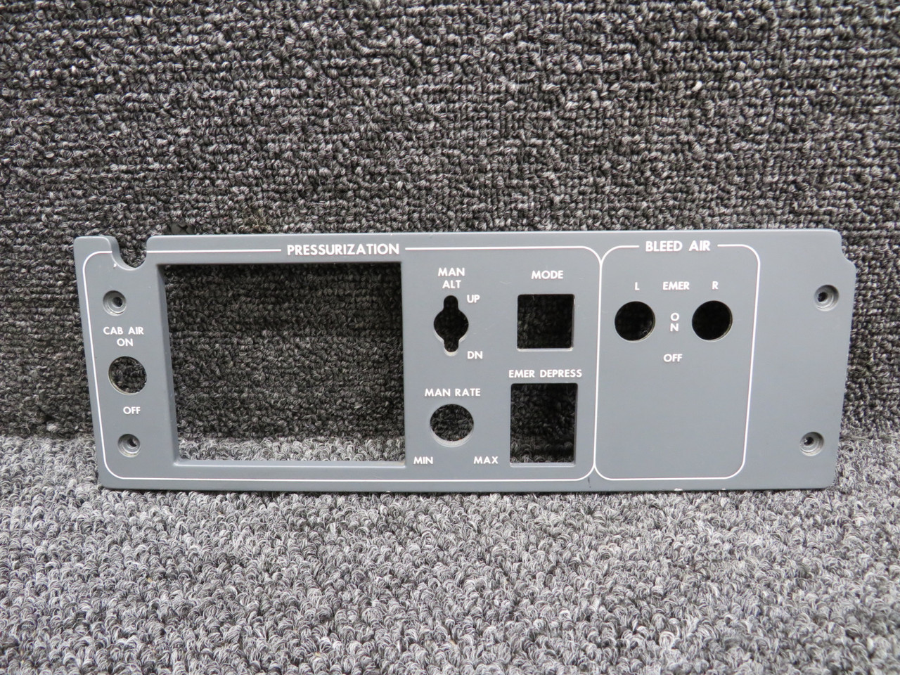 95-3996-3 (Alt: 7608068-003) LSI Pressurization Panel Overlay w Green Tag (Core)