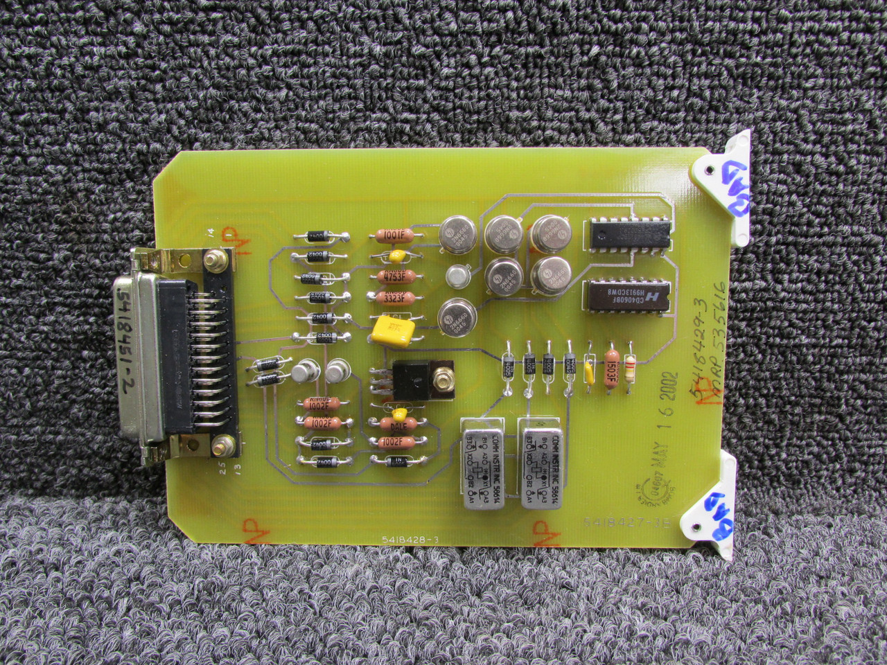 5418429-3 Learjet 60 PC Board with Green Repairable Tag (Core)