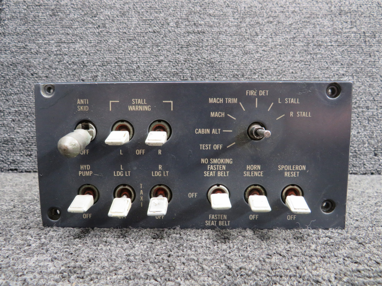 2614018-28 LearJet Switch Panel with Green Repairable Tag (Core)