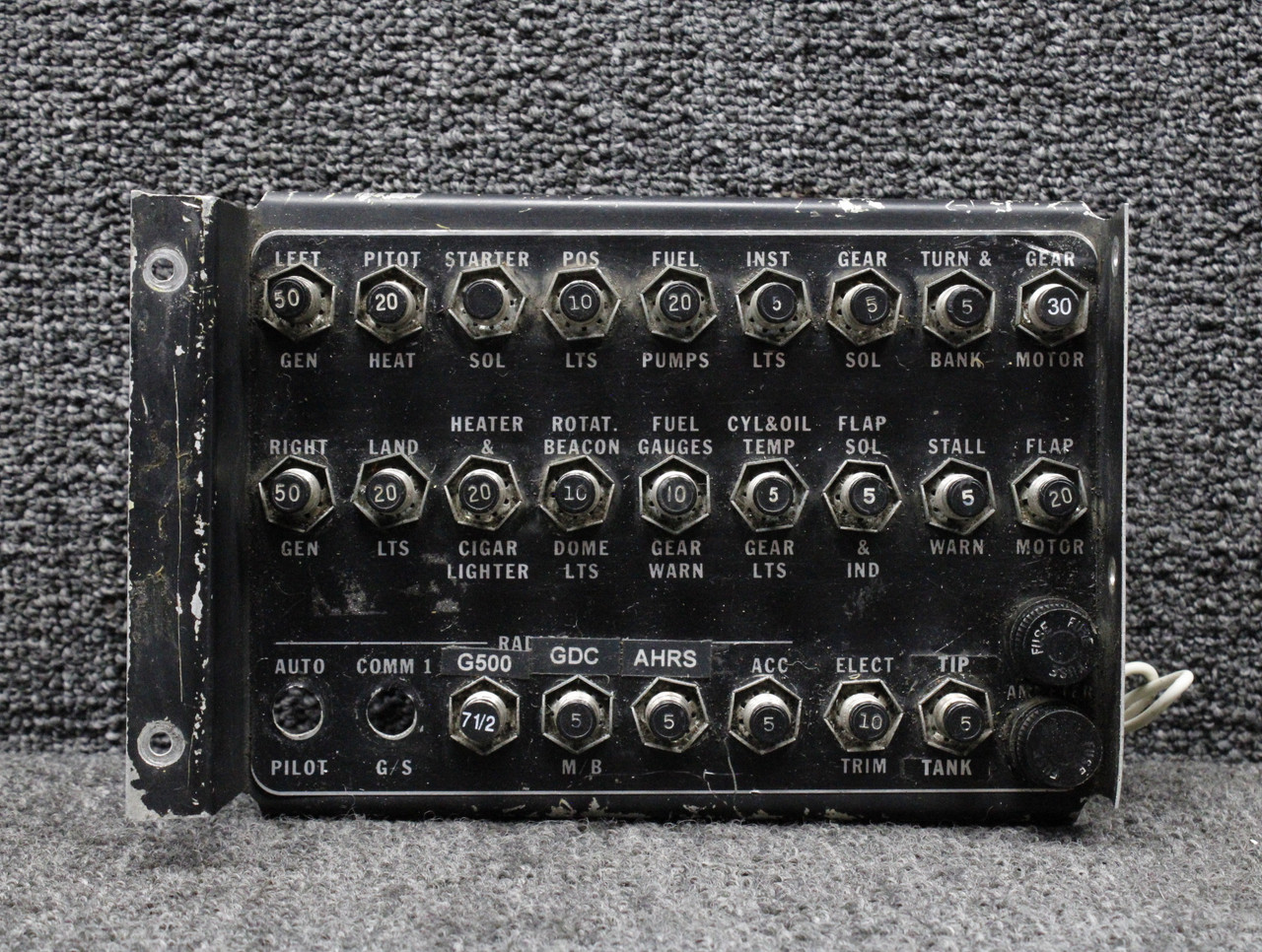 24140-000 Piper PA30 Circuit Breaker Panel Assembly (Various Amps)