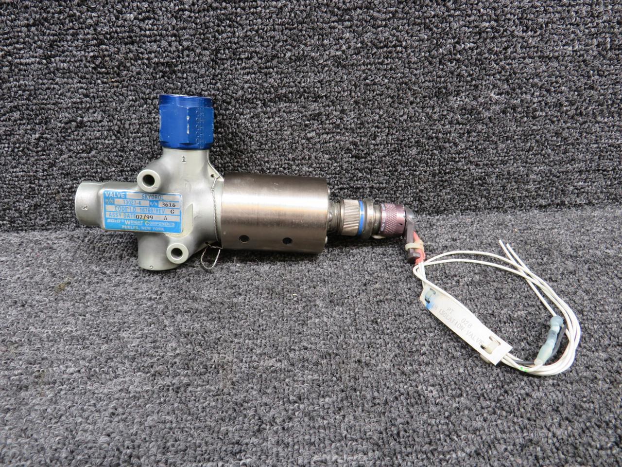 13027-4 (Alt: 16780 REV. G) Wright Components Skydrol Valve