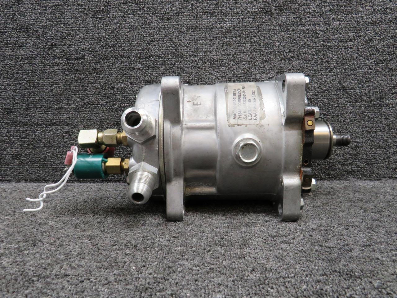 MAページ MA006010-001 LearJet Conversion Air Compressor with Green