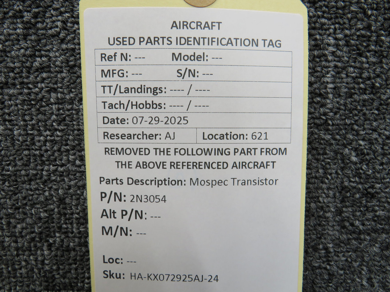 2N3054 Mospec Transistor Unit